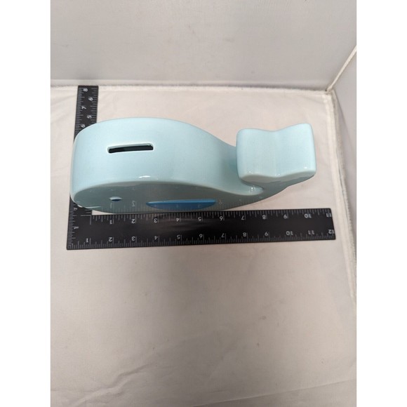 Blue Whale Piggy Coin Bank Change Money Best Buddies Marine Ocean Sea Life Fish - Picture 7 of 8